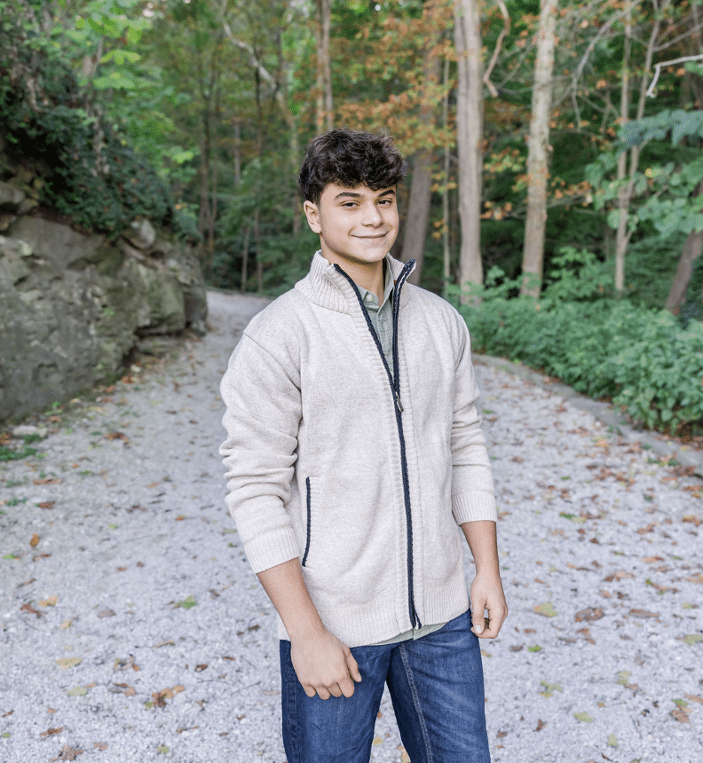Max Arco Mastromichalis on a Hiking Trail